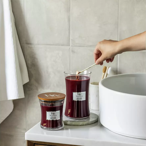 Woodwick Black Cherry Large Scented Candle