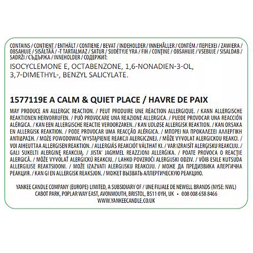Yankee Candle A Calm & Quiet Place Large Scented Candle 623g