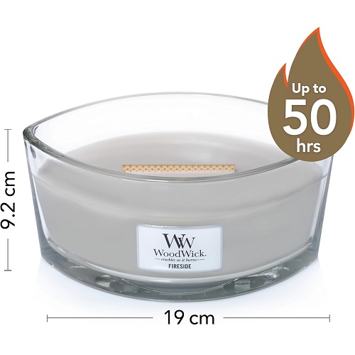 Woodwick Fireside Ellipse Scented Candle