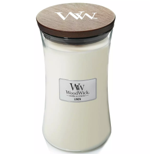 Woodwick Linen Scented Candle 609g