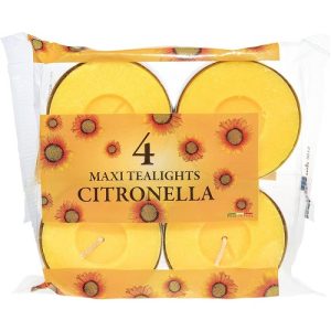 Price's Citronella Yellow Scented Candle 36g 4pcs