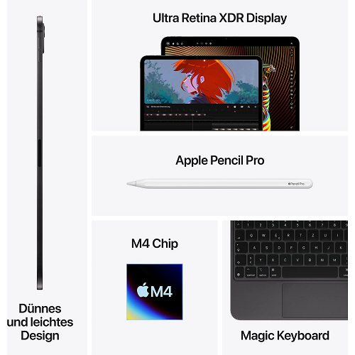 Apple iPad Pro M4, 11-inch, Wi-Fi, 256GB - Space Black - Image 4