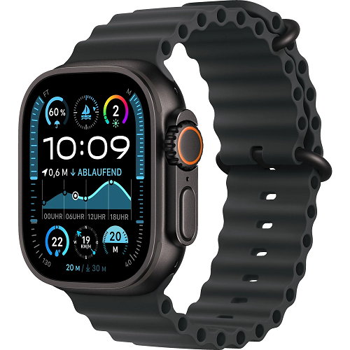 Apple Watch Ultra 2, Ocean Band 130 - 200 mm, Black