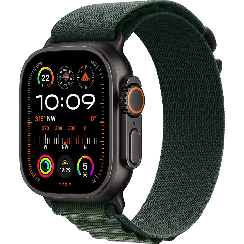 Apple Watch Ultra 2, Alpine Loop 145 - 190 mm, Black
