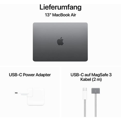 Apple MacBook Air, 13.6-inch, M3 Chip, 8-core CPU, 10-core GPU, 24GB Unified Memory, 512GB SSD - Space Grey - Image 5