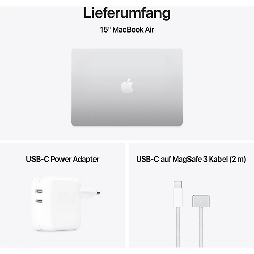 Apple MacBook Air, 15-inch, M4 chip, 10-core CPU, 10-core GPU, 24GB Unified Memory, 512GB SSD - Silver - Image 5