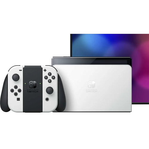 Nintendo Switch (OLED) White Mario Kart 8 Edition - Image 2