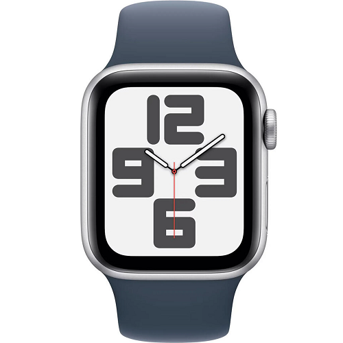Apple Watch SE (2nd generation), 40mm, GPS + Cellular, Sport Band - Silver - Image 2